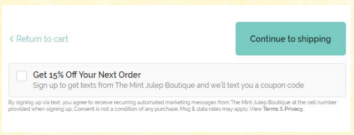 CRM: The Mint Julep Boutique 
